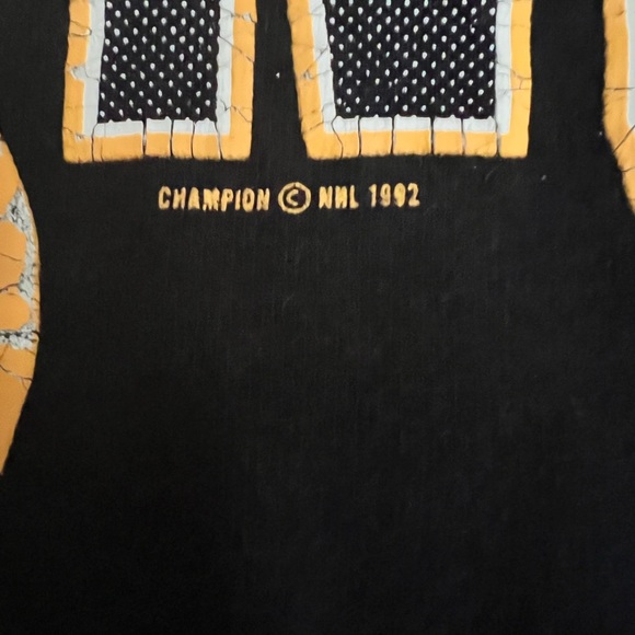 Vintage 90s Champions “Boston Bruins” Crewneck Sweater - Picture 2 of 3